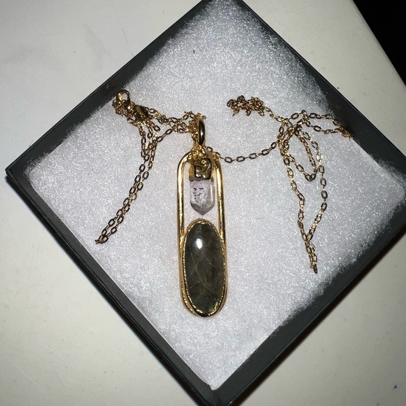 Wicked Heathens Quartz Crystal Necklace - Picture 3 of 3